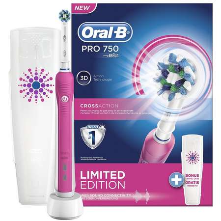Periuta de dinti electrica Oral-B Pro 750 Braun D16.513 UX 3D White