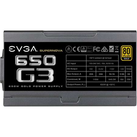 Sursa EVGA SuperNOVA 650 G3 650W 80 PLUS Gold