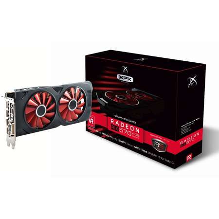 Placa video XFX AMD Radeon RX 570 RS Black Edition 4GB DDR5 256bit
