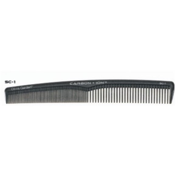 Pieptene carbon pentru par scurt Profesional CO-CB1PC-SC001 pentru tuns&styling SC-1 Negru