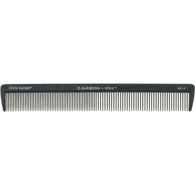 Pieptene carbon Profesional CO-CB1PC-SC003 pentru tuns&styling SC-3 Negru