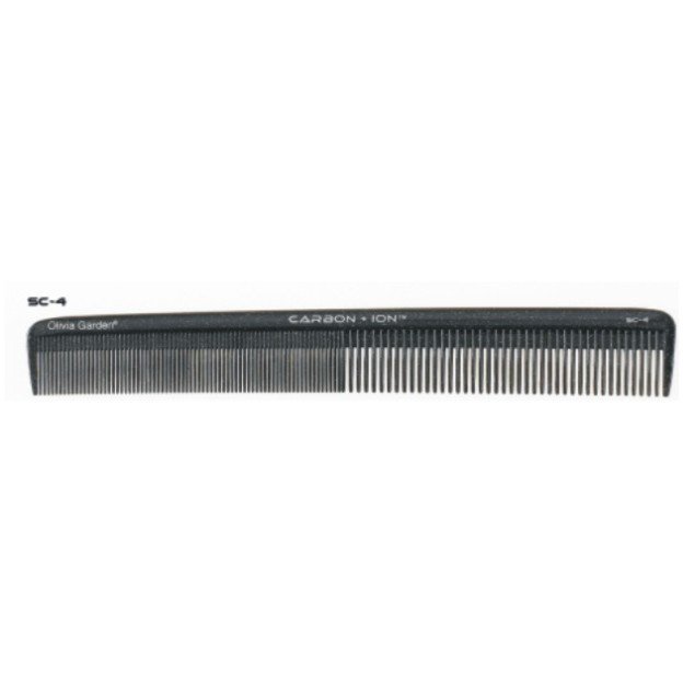 Pieptene carbon Profesional CO-CB1PC-SC004 pentru tuns&styling SC-4 Negru
