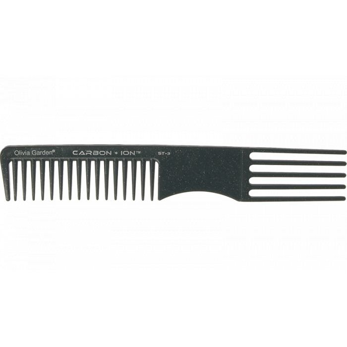 Pieptene carbon Profesional CO-CB1PC-ST003 pentru servicii tehnice si chimice ST-3 Negru