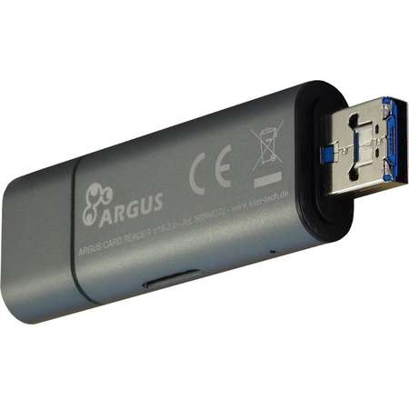 Card reader Inter-Tech Argus V16-2.0 USB 2.0 Negru