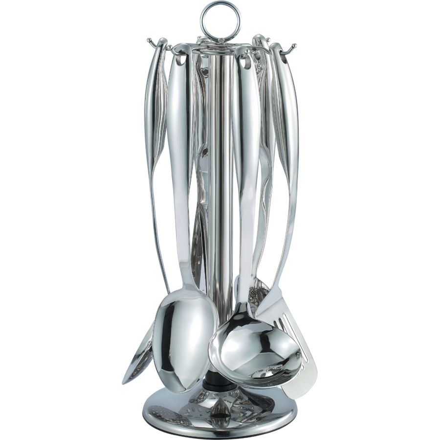 Set ustensile bucatarie din inox 7 piese