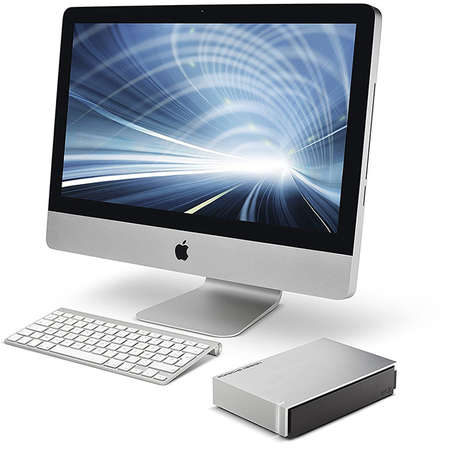 Hard disk extern Lacie Porsche Design 3TB 3.5 inch USB 3.0 Aluminium pentru MAC