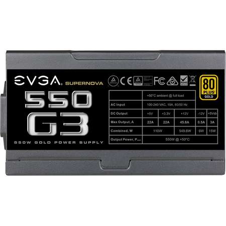 Sursa EVGA SuperNOVA 550 G3 550W 80 PLUS Gold