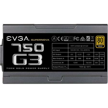 Sursa EVGA SuperNOVA 750 G3 750W 80 PLUS Gold