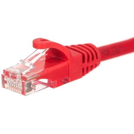 Cablu de retea NETRACK Patch Cat 6 UTP 0.25m Rosu