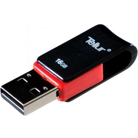 Memorie USB Tellur 16GB USB 2.0 OTG Black
