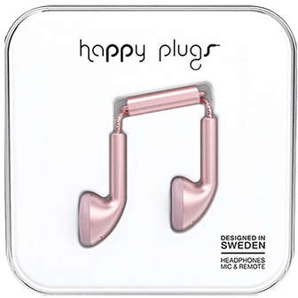 Casti Happy Plugs 137070 Deluxe Edition Pink