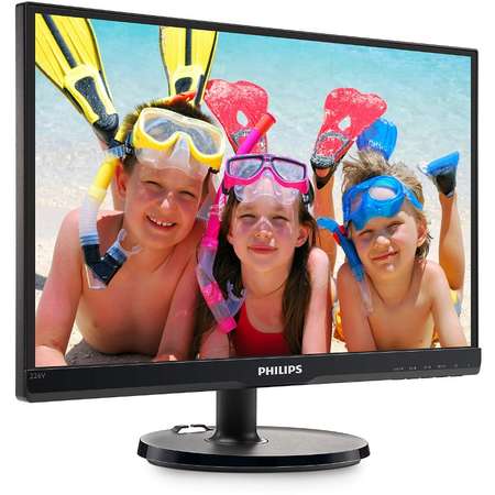 Monitor LED Philips 226V6QSB6/00 21.5 inch 8ms Black