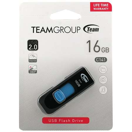 Memorie USB Generic Team C141 16GB USB 2.0 Black