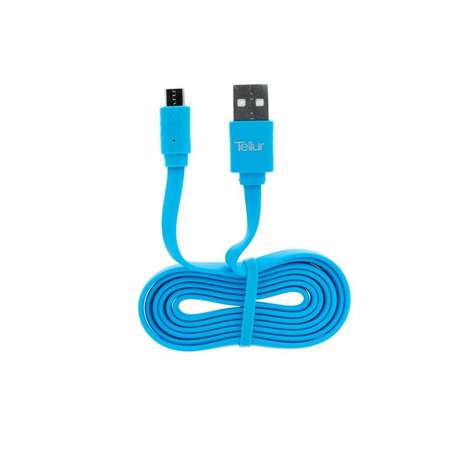 Cablu de date Tellur Micro USB 100cm Albastru