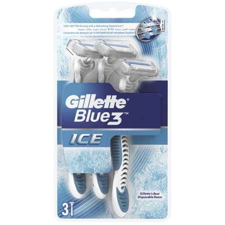 Aparat de ras Gillette Blue3 Icebreaker de unica folosinta pentru barbati Trei lame Pachet 3 buc