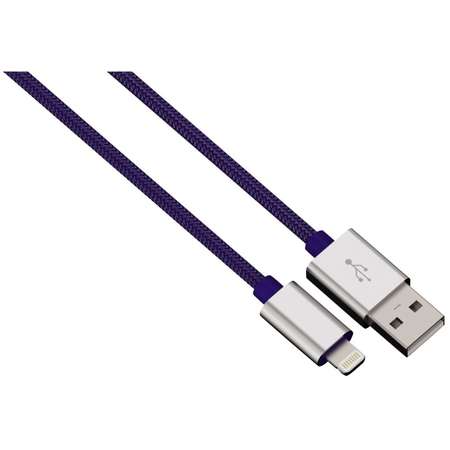 Cablu de date Hama 80541 Color Line Lightning 0.5m albastru