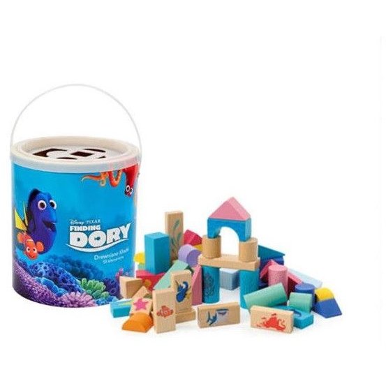 Cuburi din lemn Finding Dory 50 bucati