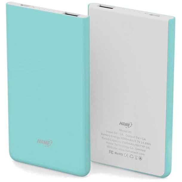 Acumulator extern X1 4000 mAh 1 x USB Ice Green