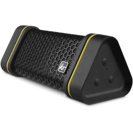 Boxa portabila KitSound Gravity Splashproof Bluetooth Black Yellow