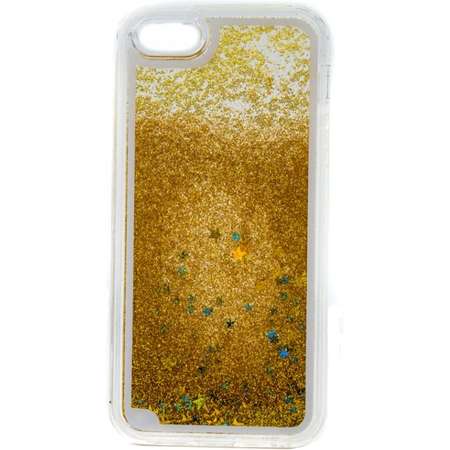 Husa de protectie Tellur Cover pentru iPhone 5/5s/SE Glitter Yellow