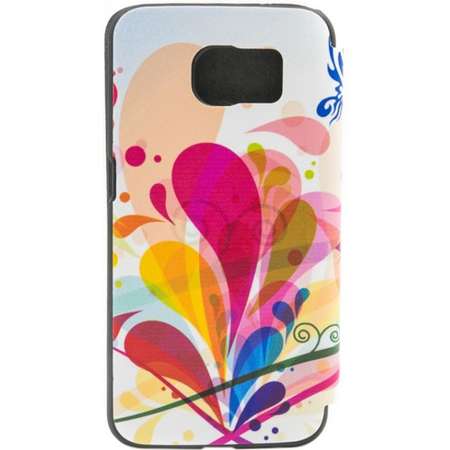 Husa Tellur Folio Butterfly pentru telefon Samsung Galaxy S6 White