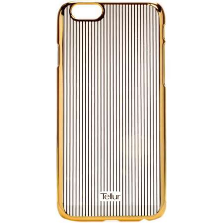 Husa de protectie Tellur Cover Hardcase Vertical Stripes pentru iPhone 6/6s Gold