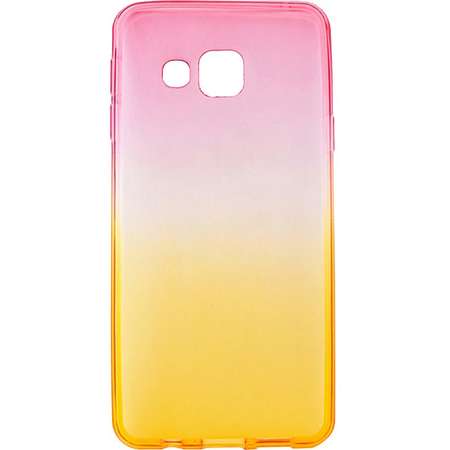Capac de protectie Tellur pentru Samsung Galaxy A3 (2016) Silicon Pink&Orange