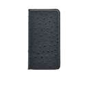 Book magnetica piele de strut pentru Samsung S6 Edge Negru