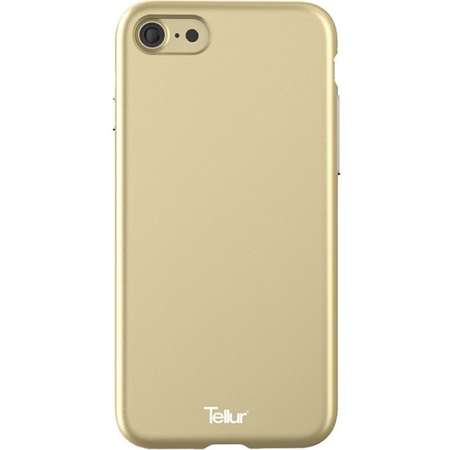 Husa de protectie Tellur Premium Soft Solid Fusion pentru iPhone 7 Auriu