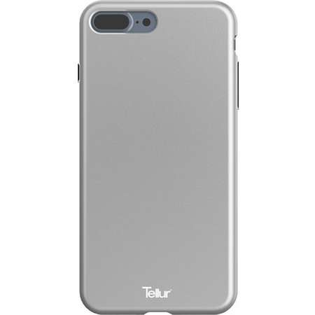 Husa de protectie Tellur Premium Soft Solid Fusion pentru iPhone 7 Plus Argintiu