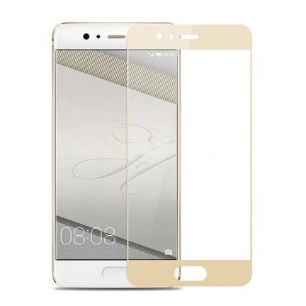 Folie de protectie Tempered Glass pentru Huawei P10 Auriu