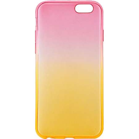 Capac Silicon Tellur pentru iPhone 6/6s Roz/Portocaliu