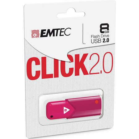 Memorie USB Emtec Click 2.0 B100 8GB Pink