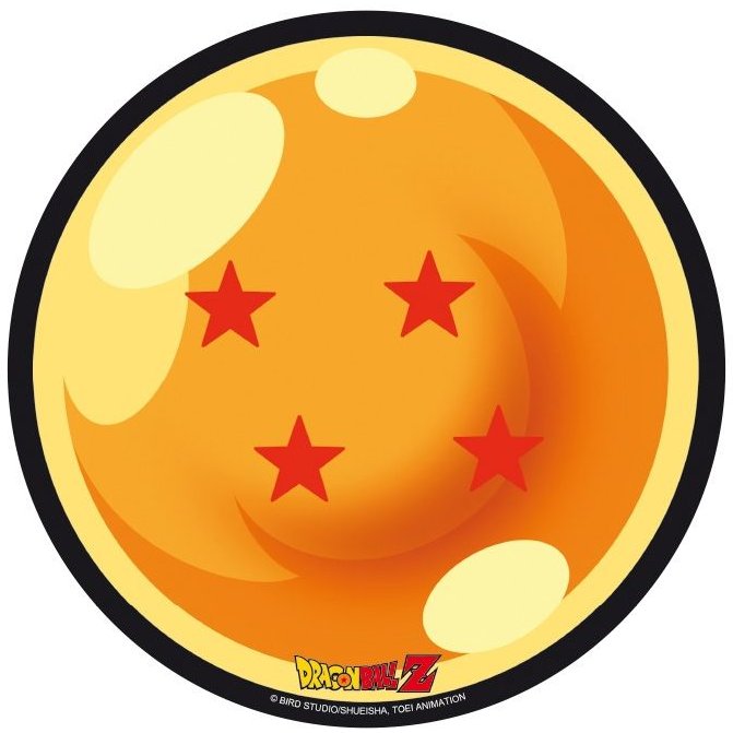 Mousepad Dragon Ball Shape
