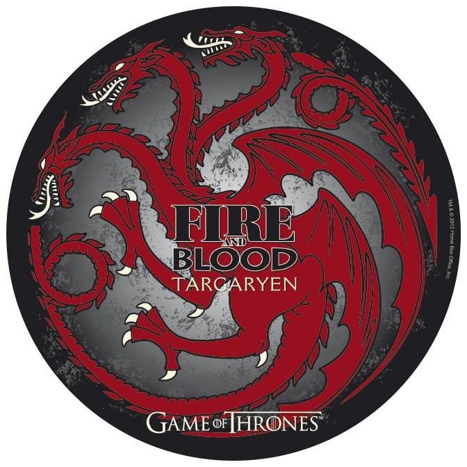 Mousepad Game Of Thrones Targaryen Shape