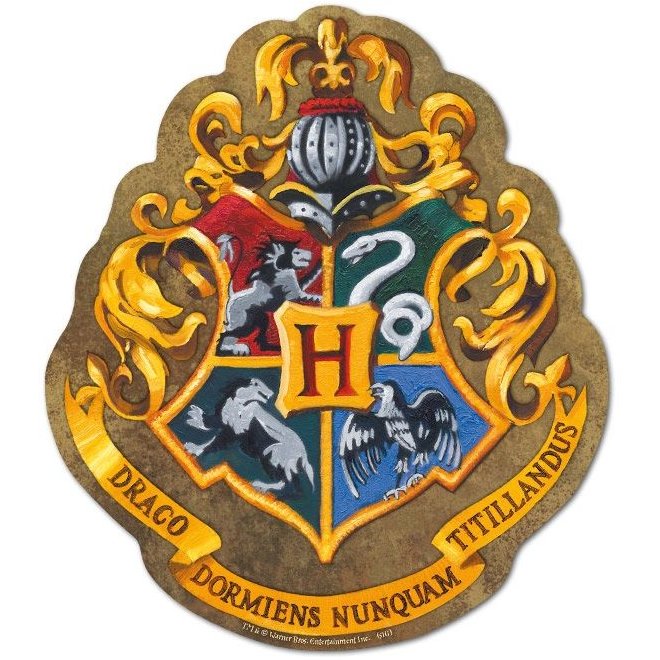 Mousepad Harry Potter Hogwarts Shape
