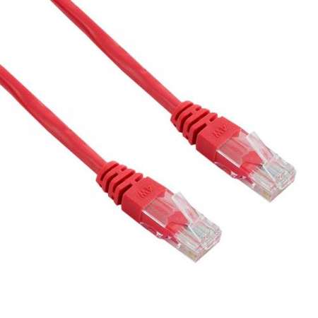 Cablu UTP 4World Patch cord neecranat Cat 5e 3m Rosu