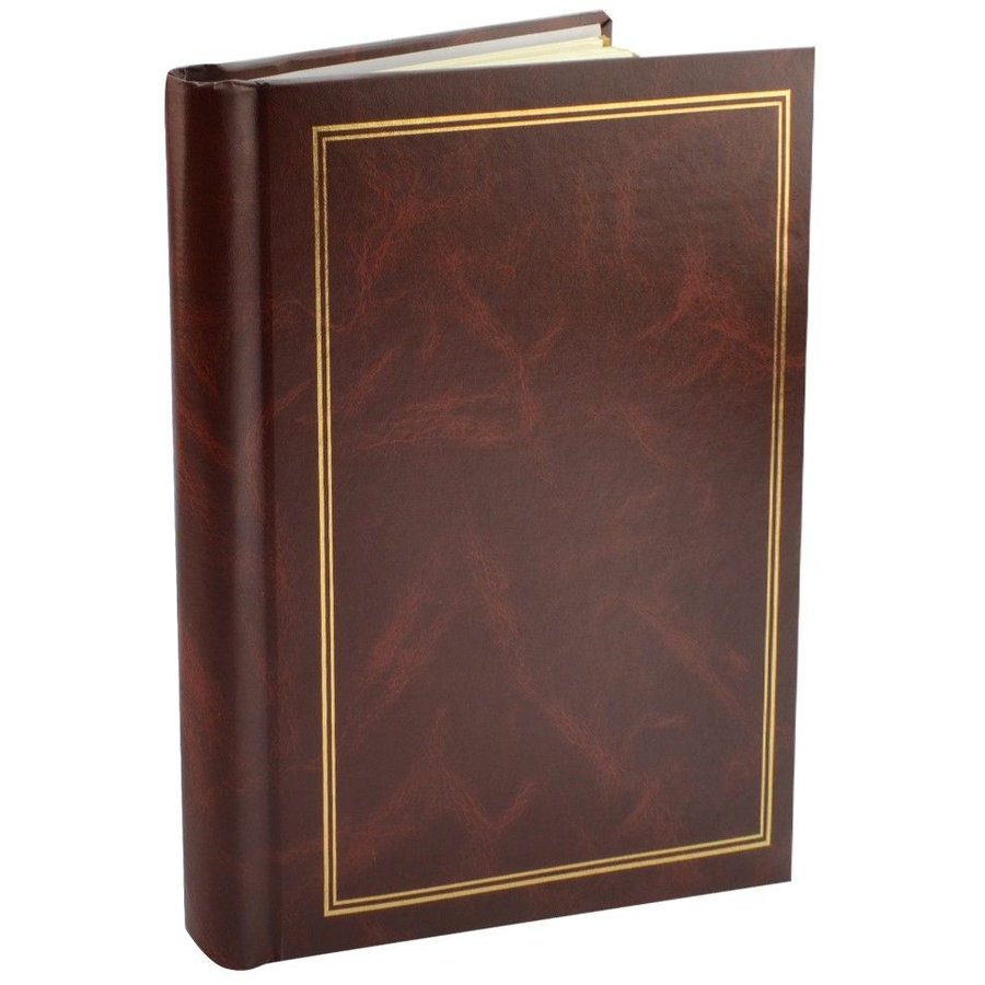 Album foto clasic cu 30 file autoadezive 25x29 cm Maro