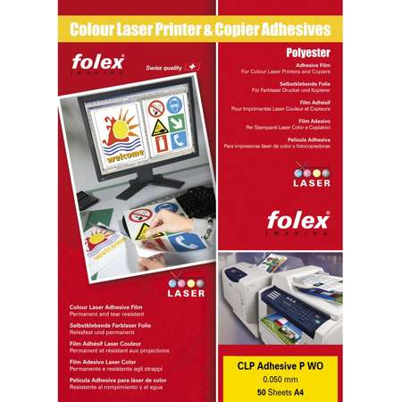 Folie Folex autoadeziva printabila A4 opaca tip laser