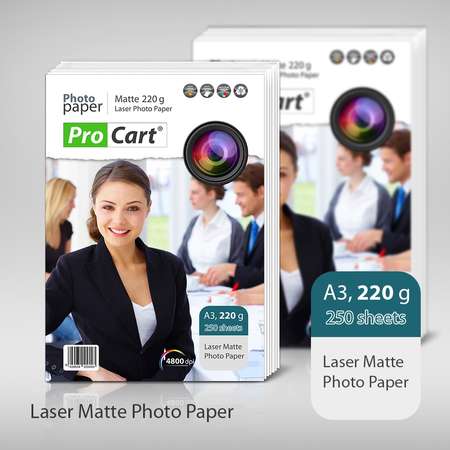 Hartie foto Procart laser mata 220g format A3
