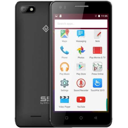 Smartphone Evolio S5 8GB Dual Sim Black