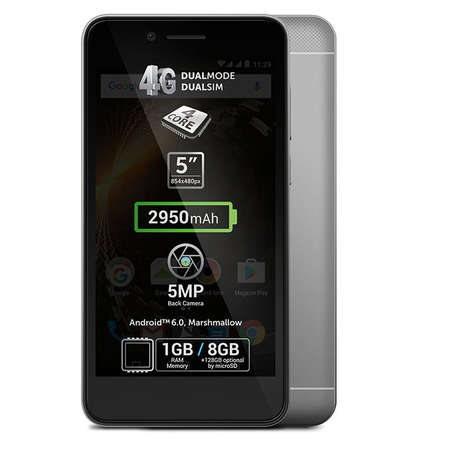 Smartphone Allview P6 Energy Mini 8GB Dual Sim 4G Grey