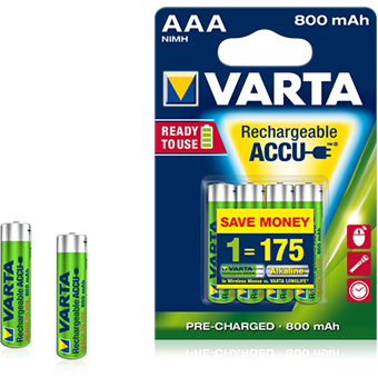Varta Acumulator Ni-MH Micro (AAA,R03) 1,2V 800mAh 4 bucăți