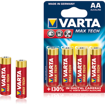 Varta Baterie alcalina Mignon (AA,R6) 1,5V 4706 Max Tech 4 bucati