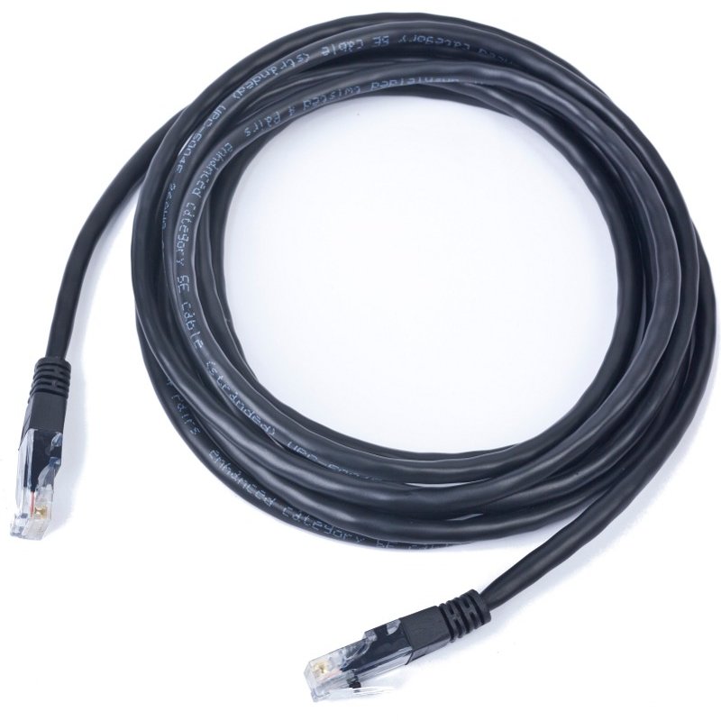 Gembird patchcord RJ45, cat.5e, UTP, 5m, black - imagine 2