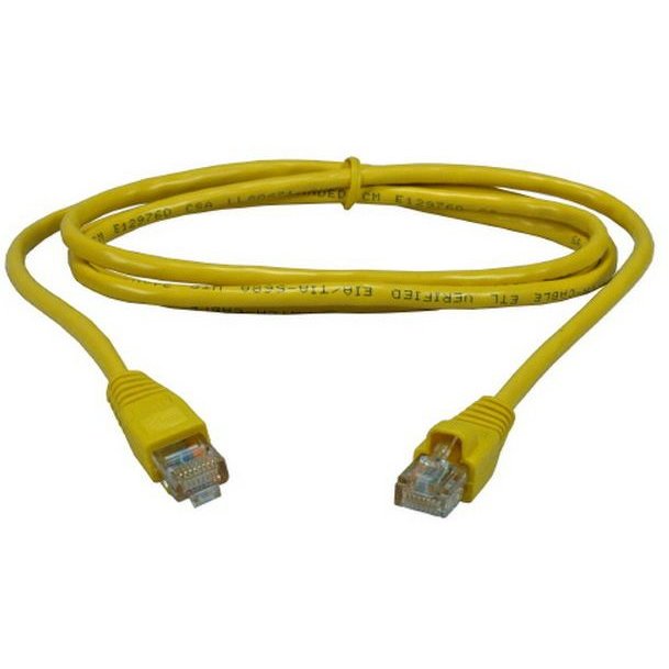 Cablu UTP Patchcord Cat 5e 5m Galben