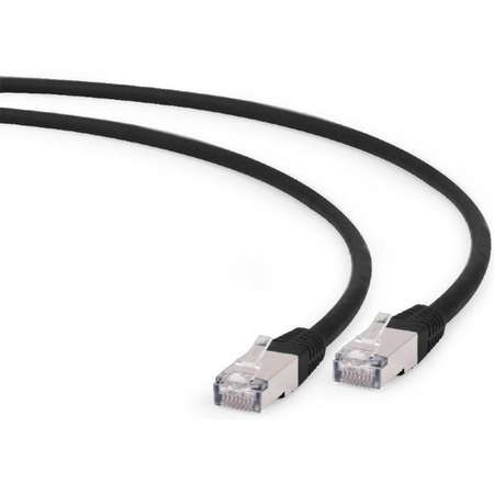 Cablu UTP Gembird Patchcord Cat 6 0.25m Negru
