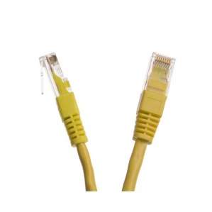 Cablu UTP DBX Patchcord Cat 5e 0.5m Galben