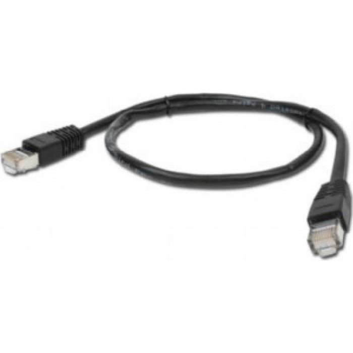 Cablu FTP Patchcord Cat 6 1m Negru