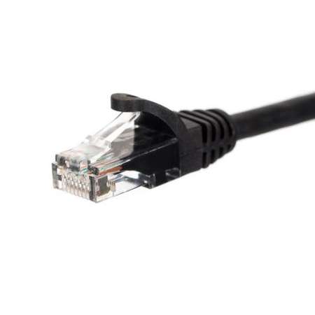 Cablu UTP NETRACK Patchcord Cat 5e 1m Negru